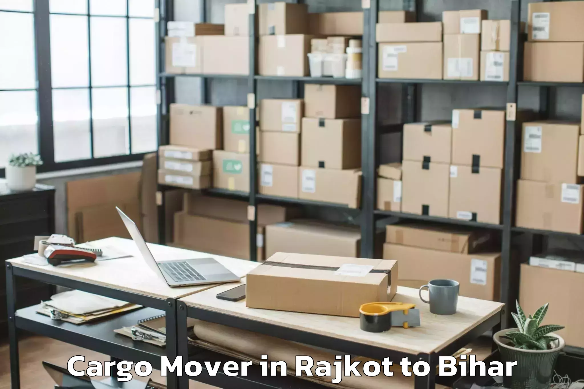 Easy Rajkot to Bathnaha Cargo Mover Booking